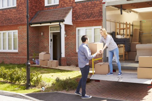 Local removals team preparing a move in Forestgate