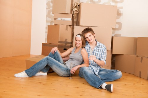 Packing and loading service for a Forestgate property move
