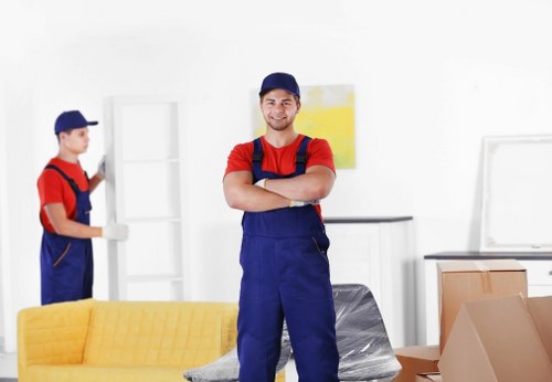 Professional Forestgate movers completing a relocation