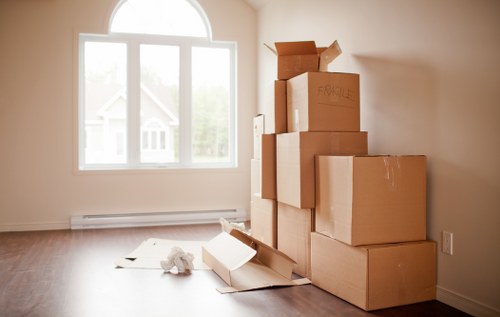 Local removals van supporting a property move in Forestgate