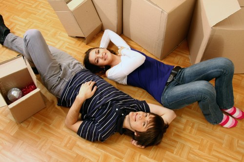 Careful handling of office desks and technology during a move